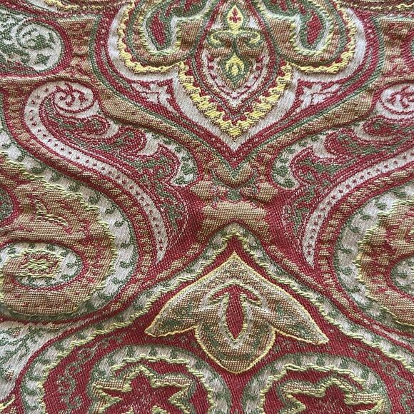 Pottery Barn Paisley Table Runner Decor 18”x108” - Picture 3 of 4